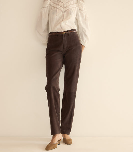 CHEVALIER PANT -- DEEP CHOCOLATE