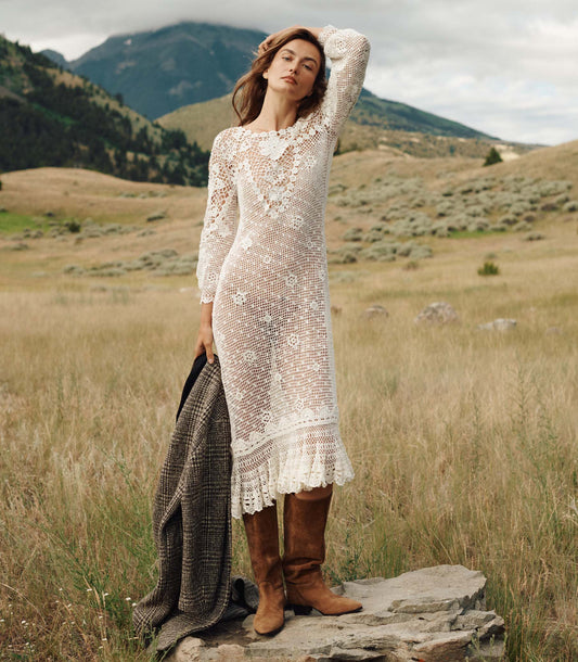 FLORIA DRESS -- PEARL