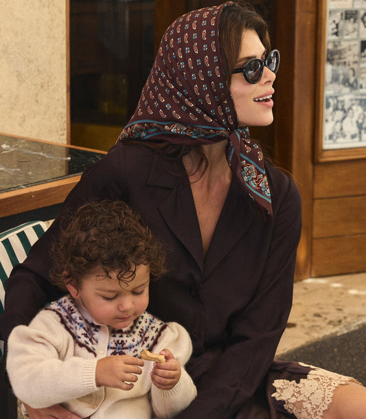 GRANDE PENNY BANDANA -- DEAUVILLE PAISLEY