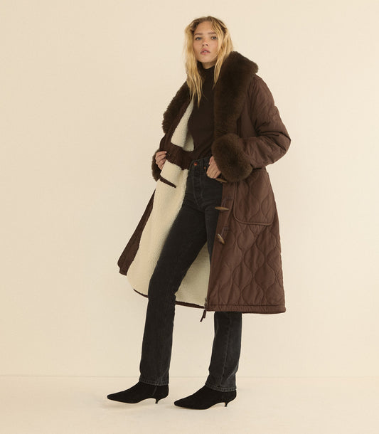 HEMLOCK COAT -- CHOCOLATE BROWN