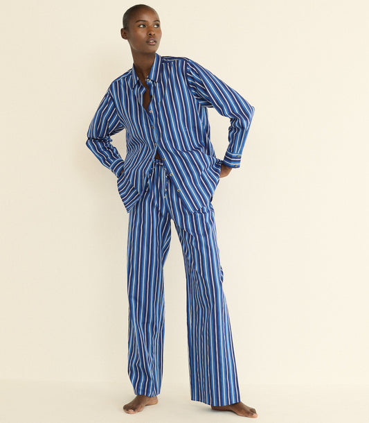 LAVONA DRAWSTRING PANT -- MARCEAU STRIPE