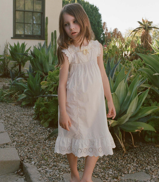 LITTLE PATIENCE DRESS -- SALT